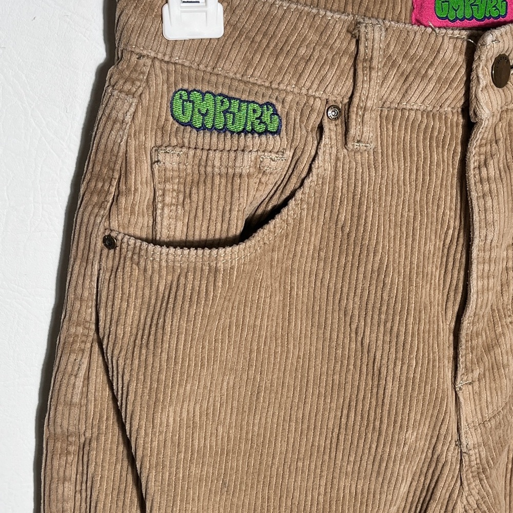 Empyre Girls Beige Corduroy Skate Pants sz 2 - Picture 4 of 12
